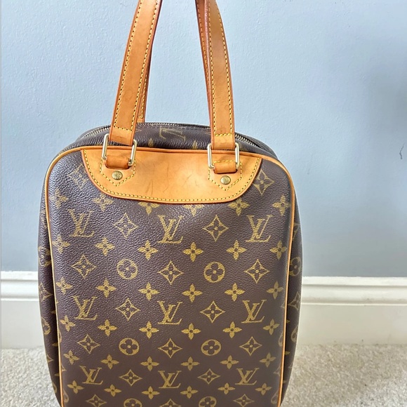 Auth Louis Vuitton LV Handbag Excursion Brown Monogram - Picture 4 of 5